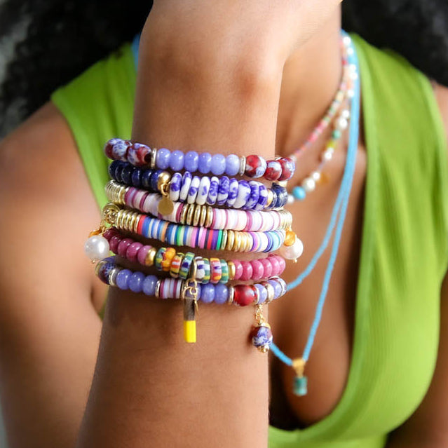 Julep Elastic Bracelet in Lime Green