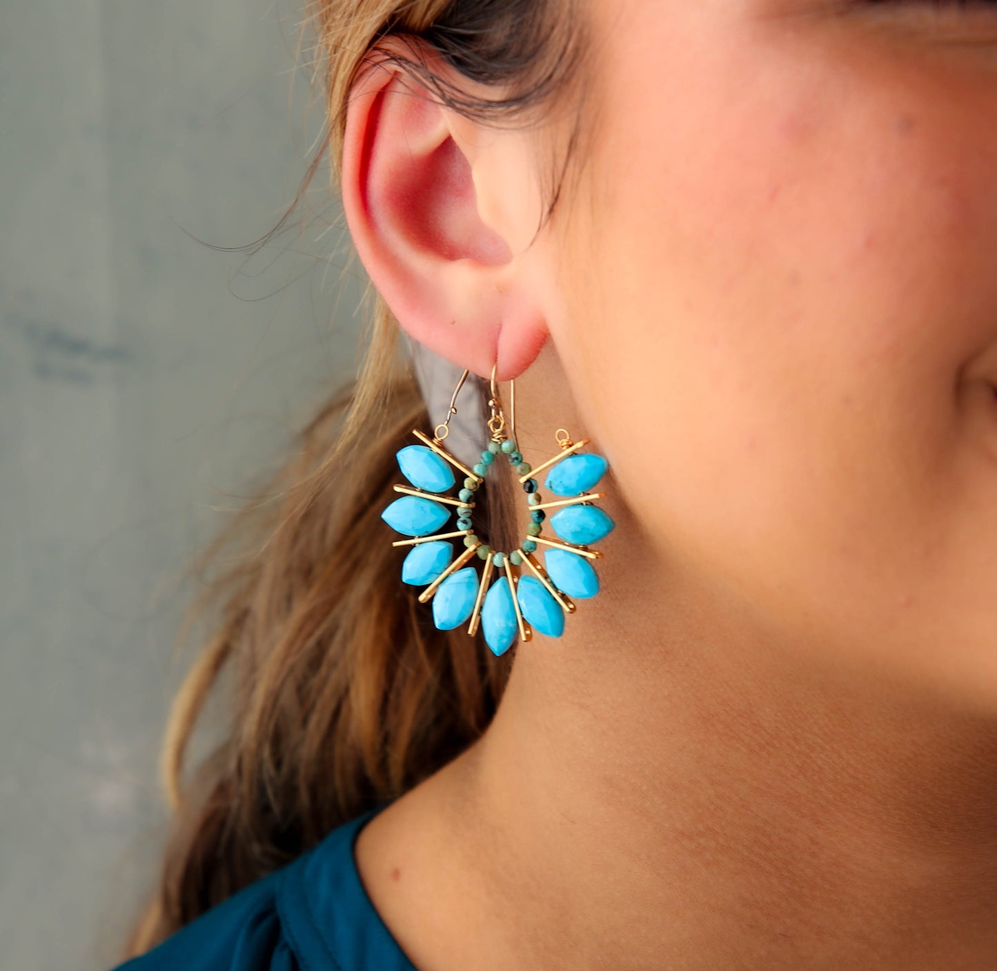 Marquis Earring in Blush Pink