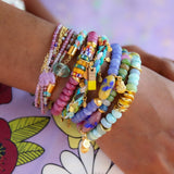 Dharma Elastic Bracelet in Periwinkle