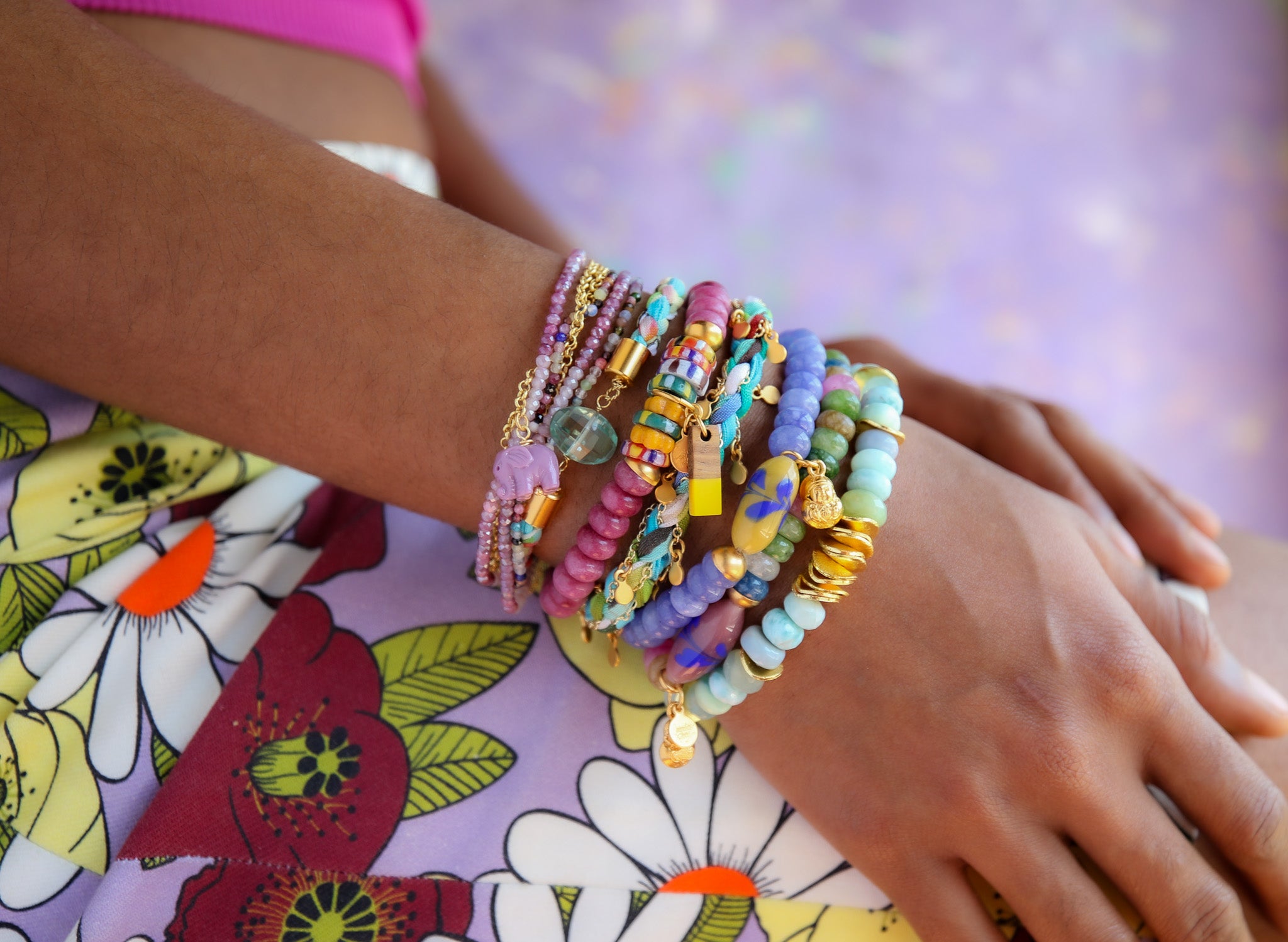 Sahara Bracelet in Periwinkle