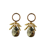 Ashylnn Earrings in Pyrite