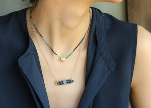 Avon Gemstone Adjustable Necklace