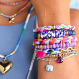 Twizel Braided Bracelet/Blue Ribbon