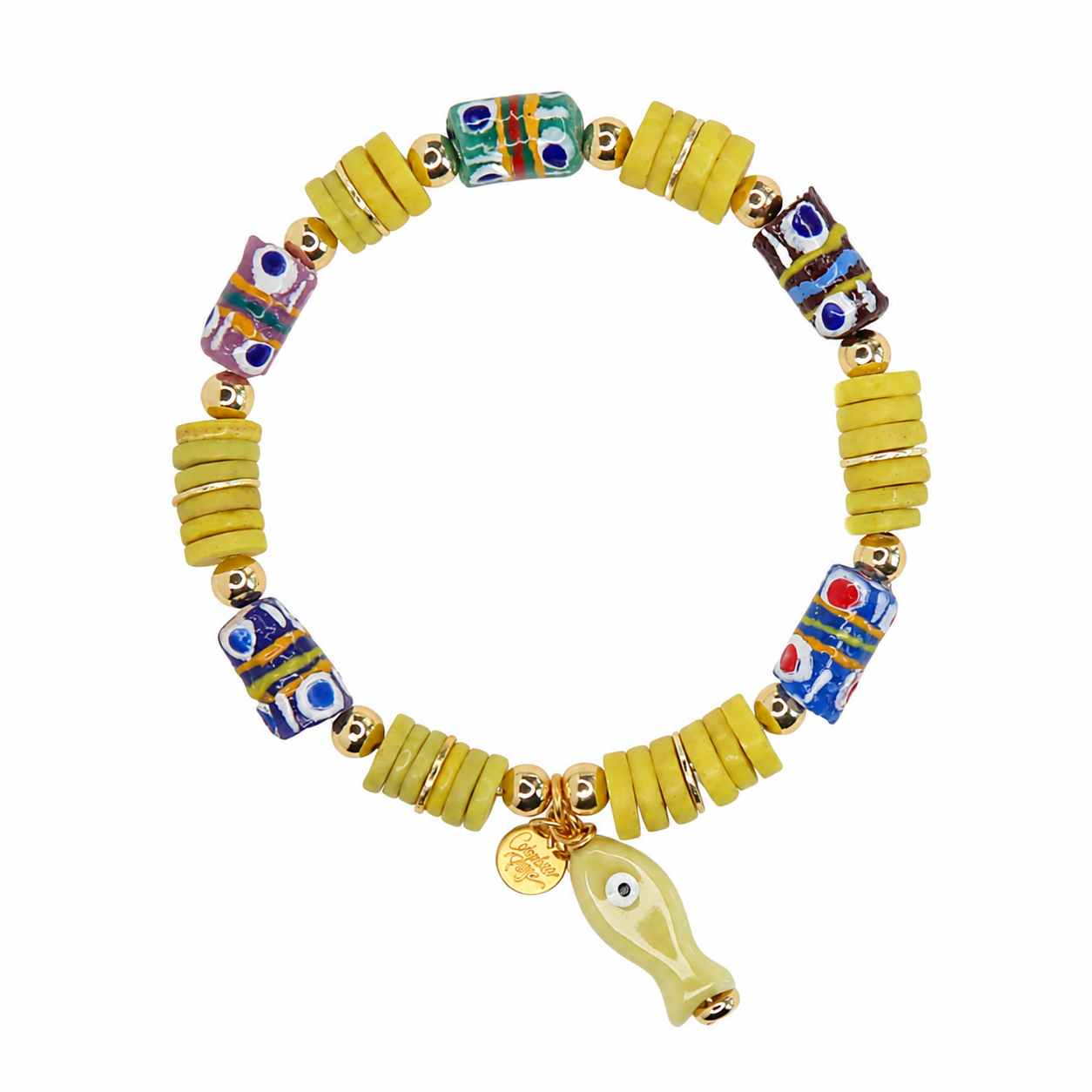 Bluefin Beaded Bracelet/Gelato Social Stack