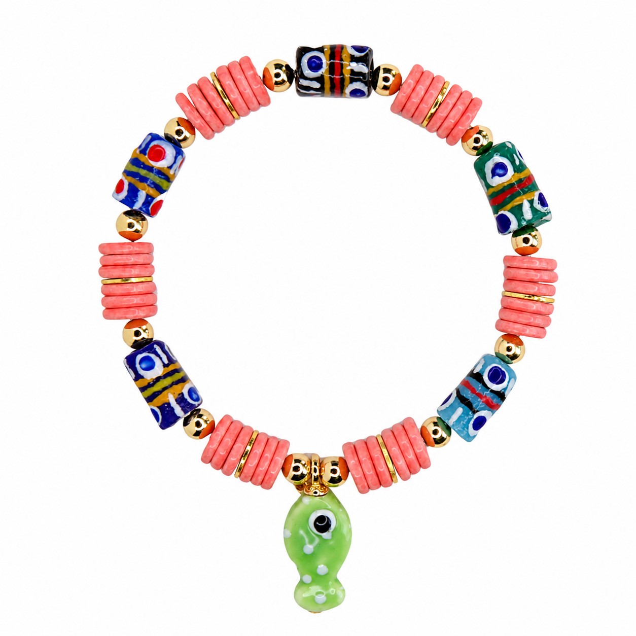 Bluefin Beaded Bracelet