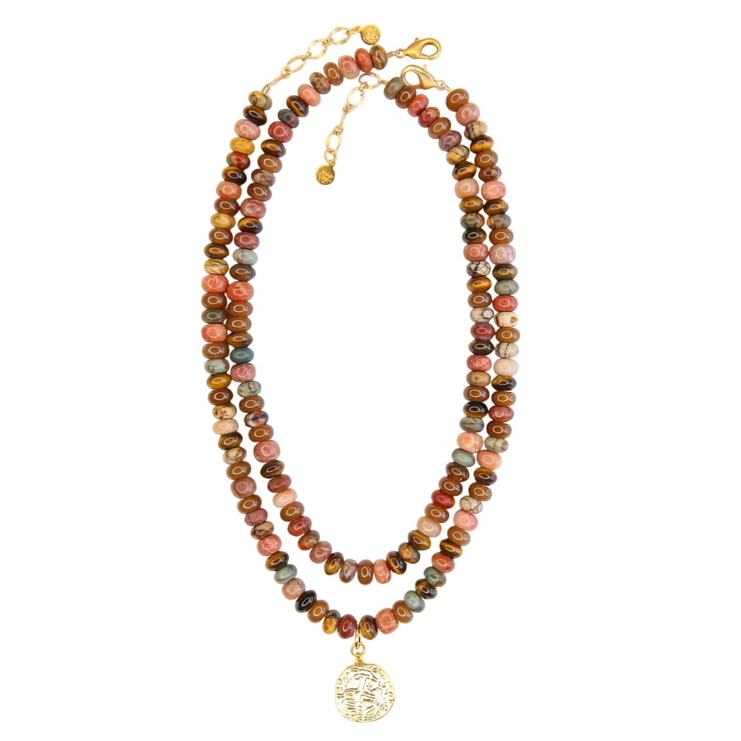 Candied with Pendant in Spice Brown