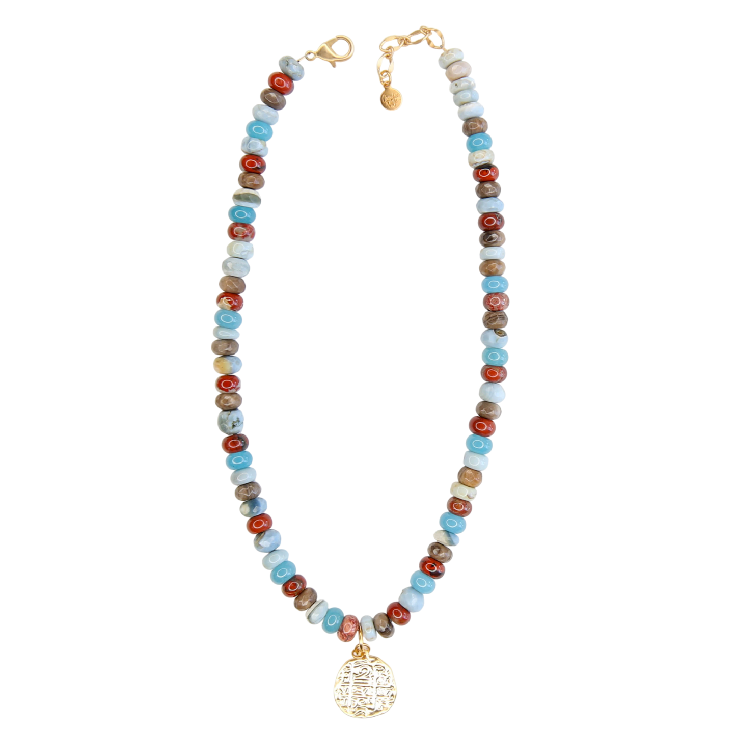 Candied with Pendant in Blue Mist