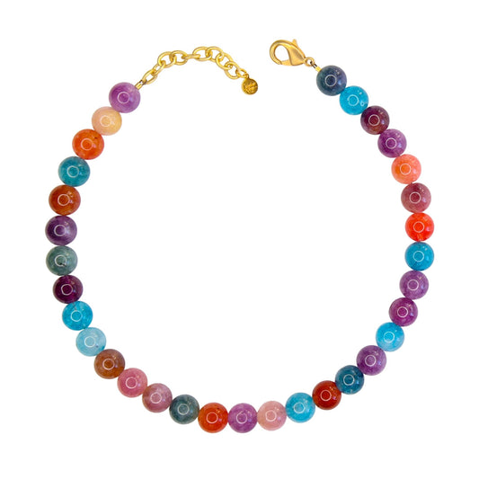 Chroma Beaded Necklace in Multi