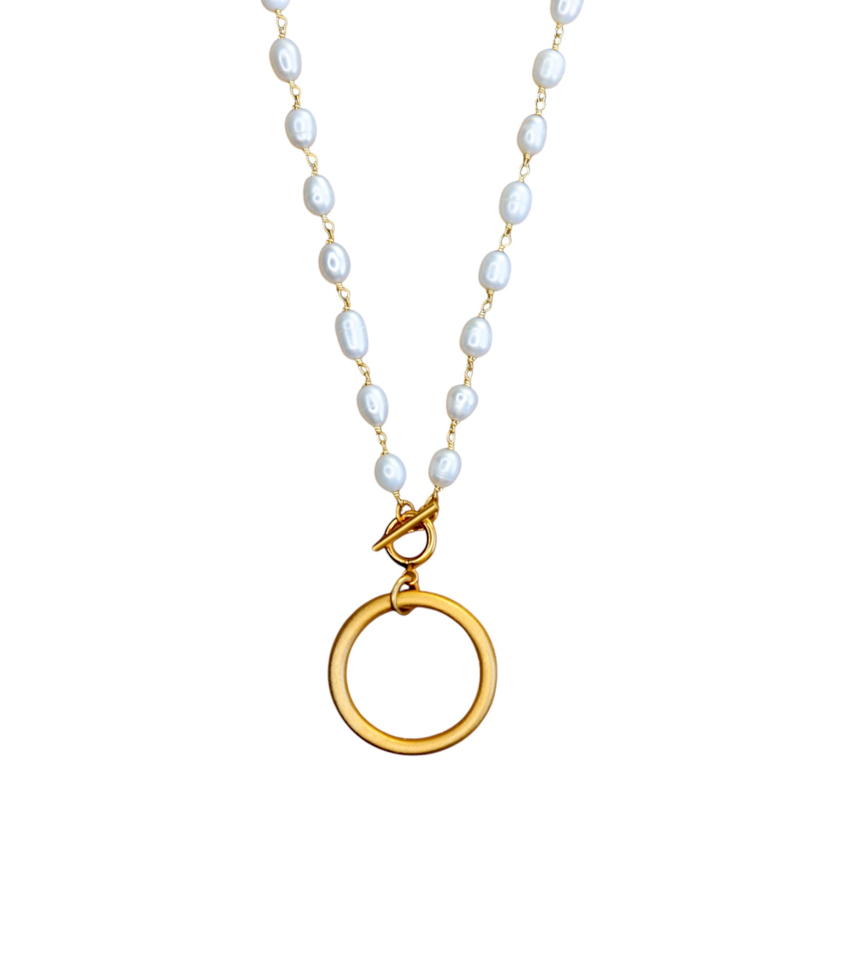Chunky Hoop Pendant