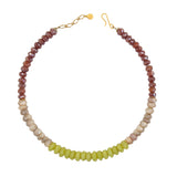Colorblock Gemstone Necklace
