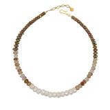 Colorblock Gemstone Necklace
