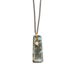 Adjustable Composite Pendant in Silver