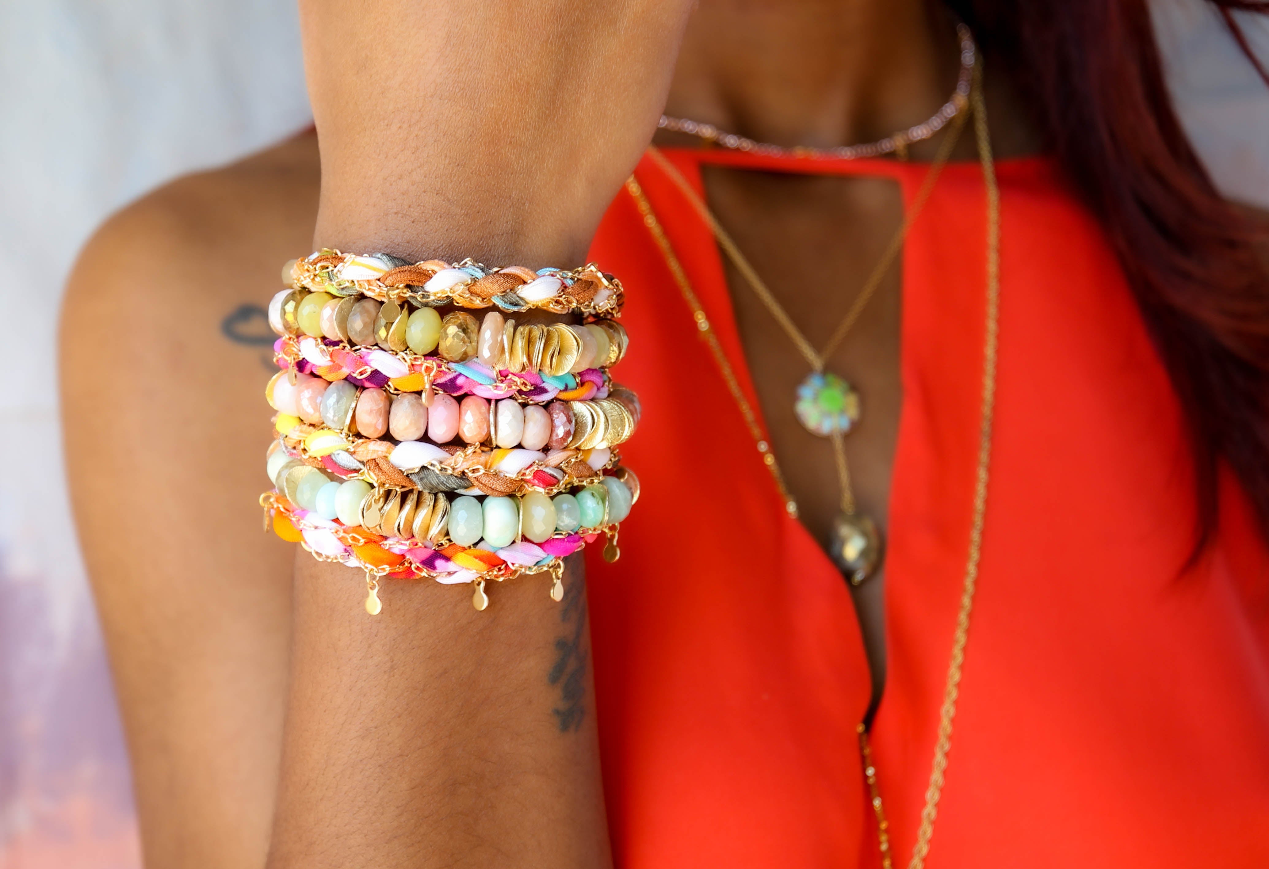 Juno Bracelet in Blue Agave