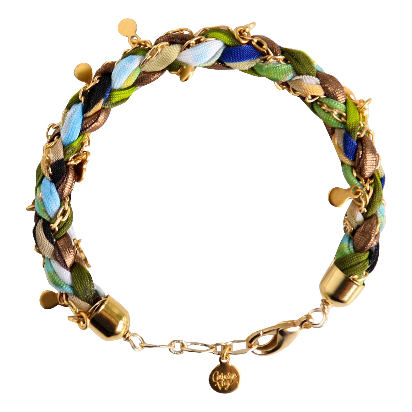 Confetti Bracelet in Forest Green