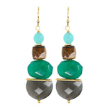 Crayon Semi Precious Earrings