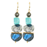 Crayon Semi Precious Earrings