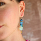 Crayon Semi Precious Earrings