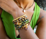 Kia Elastic Bracelet in Periwinkle