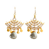 Fandango Earrings in Labradorite