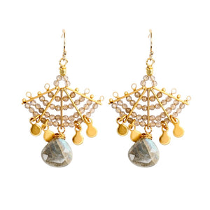 Fandango Earrings in Labradorite