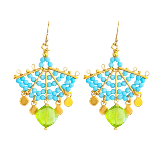 Fandango Earrings in Turquoise