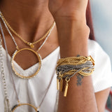 Fillmore Multi Strand Bracelet in Gold and Silver