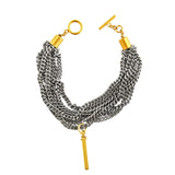 Fillmore Multi Strand Bracelet in Gold and Silver