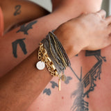 Fillmore Multi Strand Bracelet in Gold and Silver