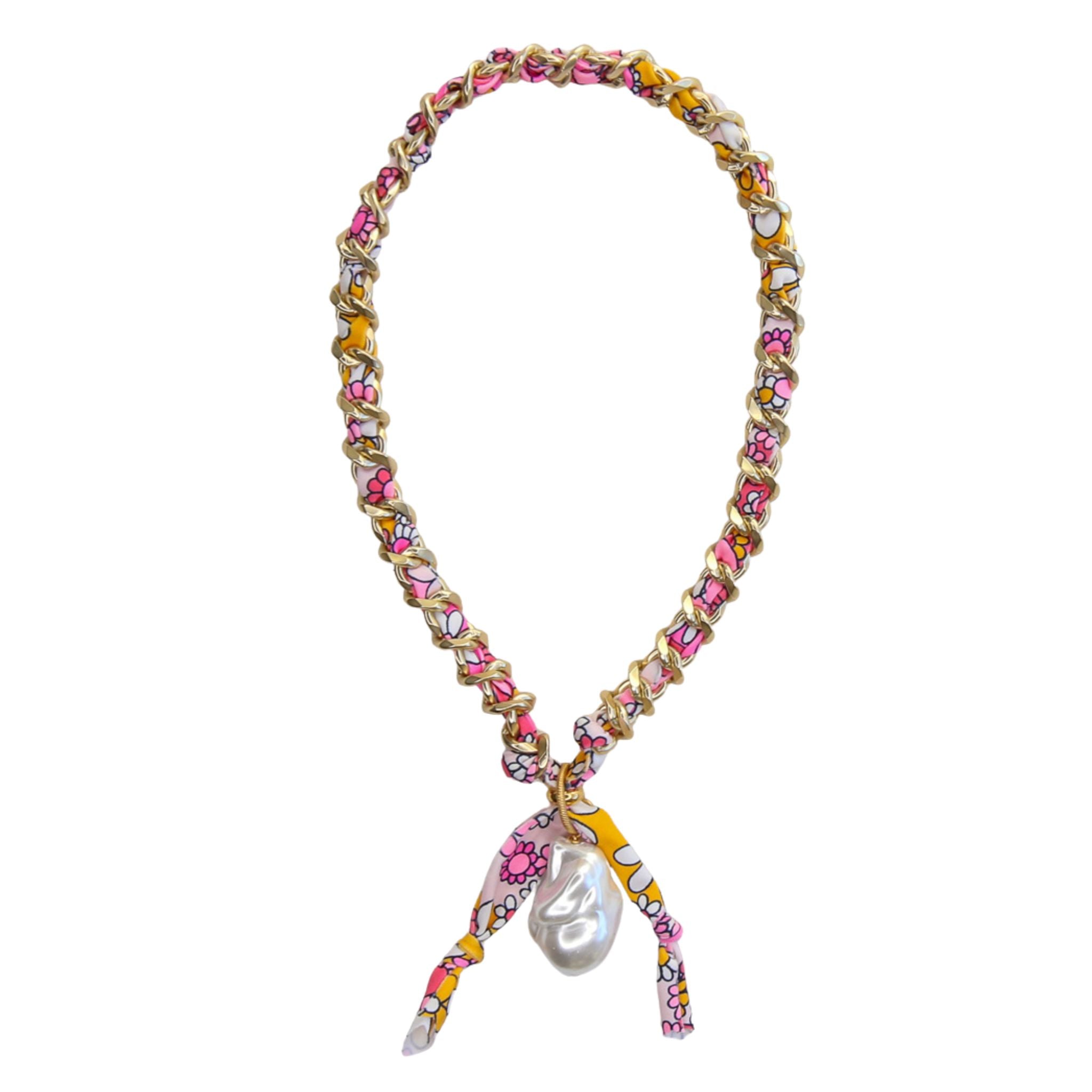 Ginger Wrapped Chain Necklace