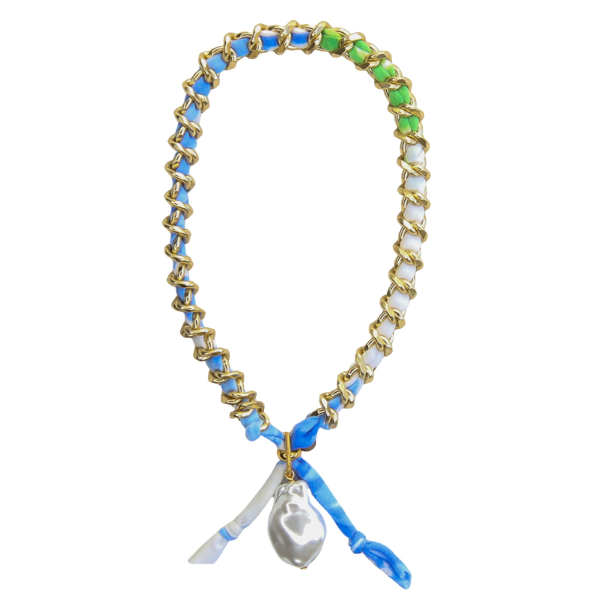 Ginger Wrapped Chain Necklace