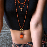 Globus Necklace-Two Pendants for Two Moods