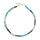 Gradient Semi Precious Beaded Necklace