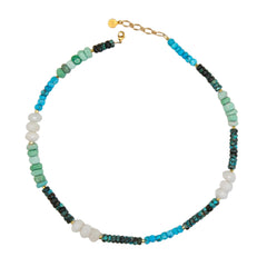 Gradient Semi Precious Beaded Necklace