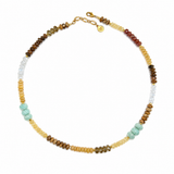 Gradient Semi Precious Beaded Necklace