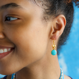Gumdrop Gemstone Earrings