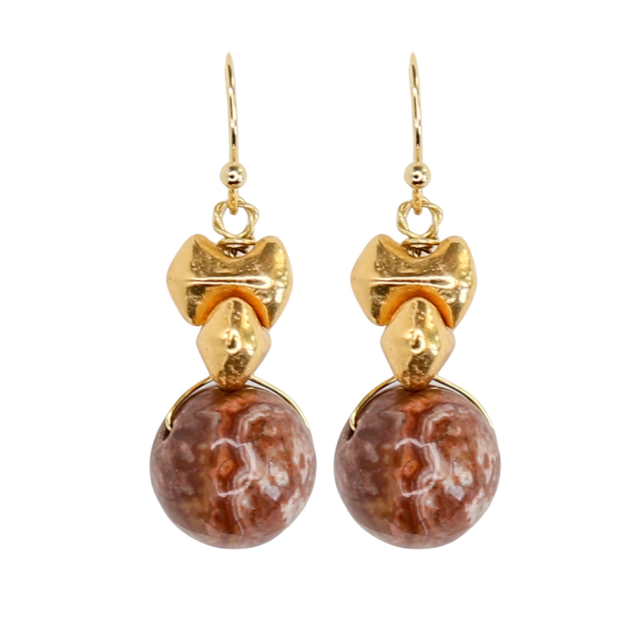 Gumdrop Gemstone Earrings