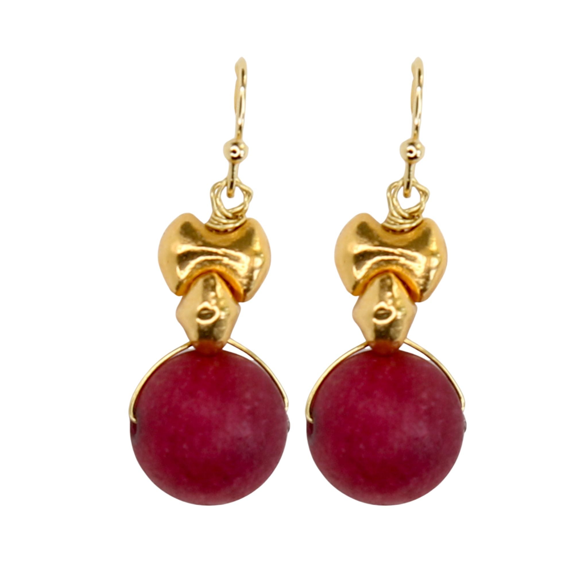 Gumdrop Gemstone Earrings