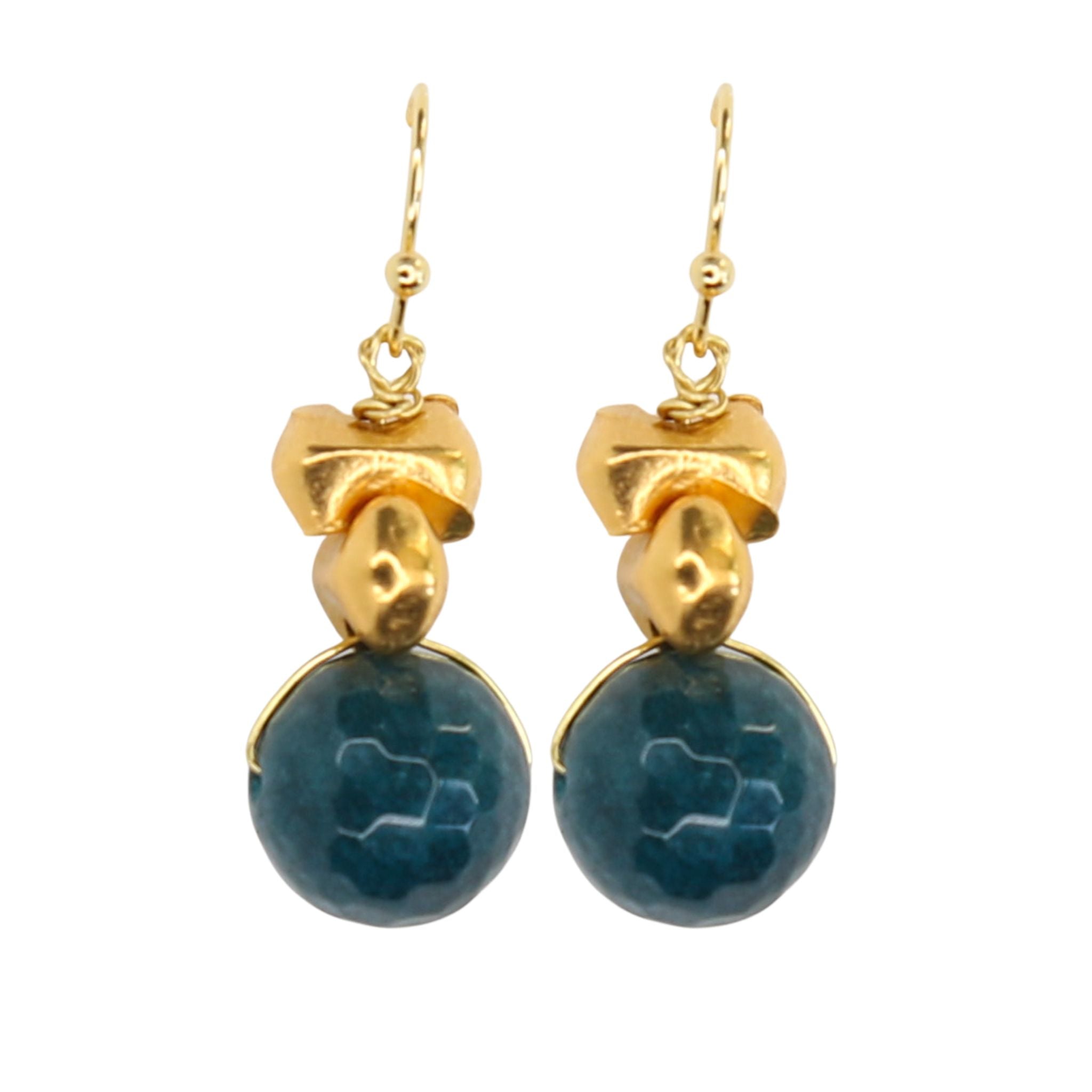 Gumdrop Gemstone Earrings