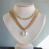 Halo Pearl Pendant