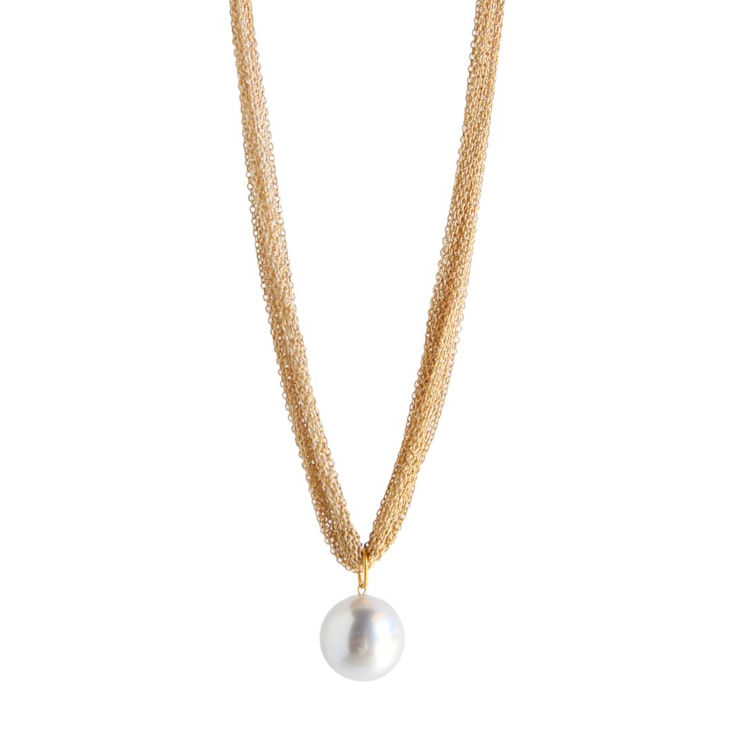 Halo Pearl Pendant