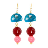 Hopscotch Semi Precious Earrings