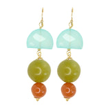 Hopscotch Semi Precious Earrings