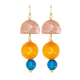 Hopscotch Semi Precious Earrings