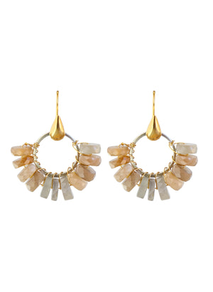 Jalisco Earrings in Labradorite
