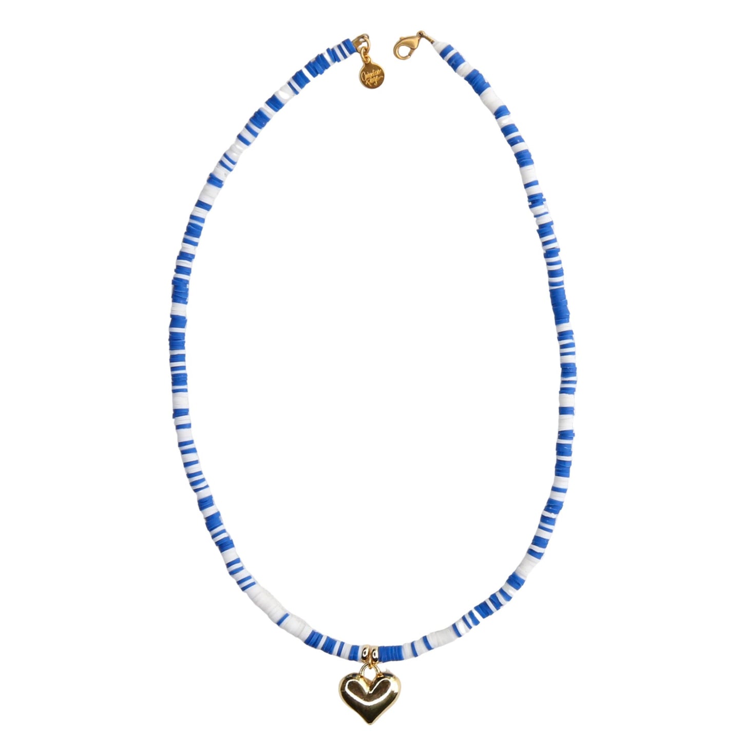 Kiwi Short Necklace in Blues