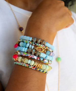 Twizel Braided Bracelet in Navy