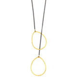 Loop Lariat in Gold and Black