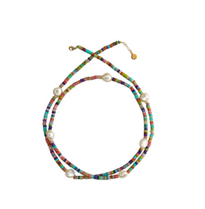 Mambo Necklace in Pale Multi