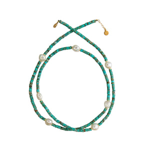 Mambo Necklace in Turquoise