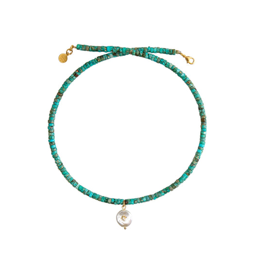 Marisol Choker in Turquoise